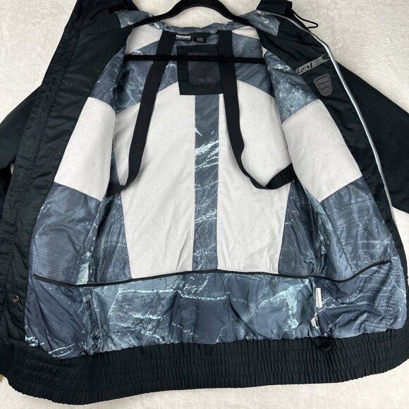 Women's Oakley Ski Snowboard Winter Jacket Size Medium Black Thinsulate - Picture 7 of 14